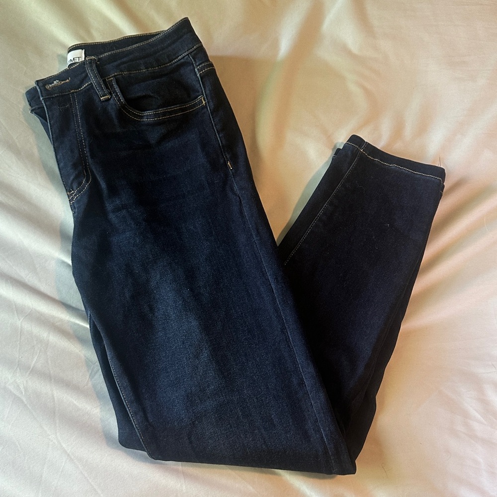 Vervet Dark Blue Denim skinny Jeans